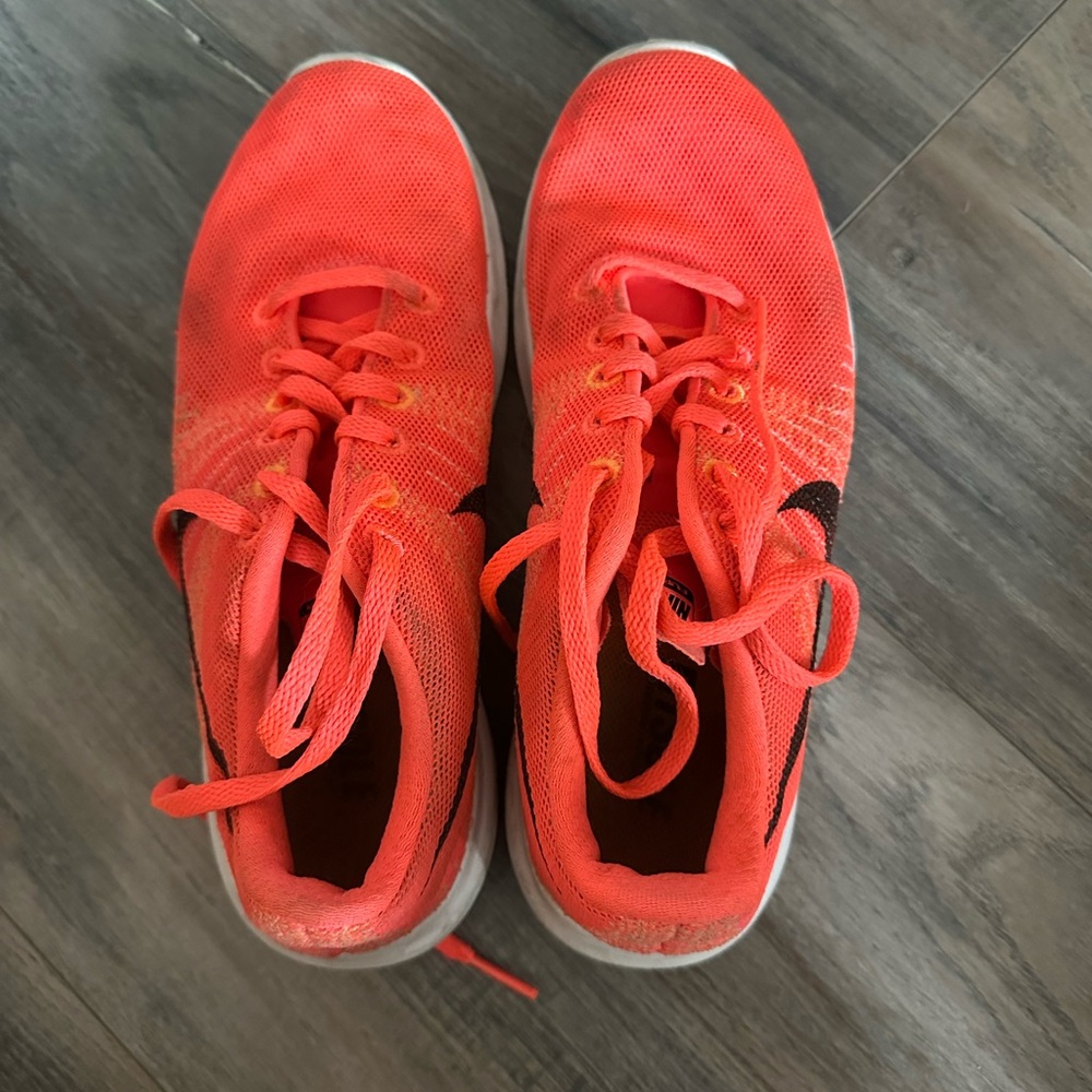 Nike Women's Athletic Shoes in Bright Orange and Black